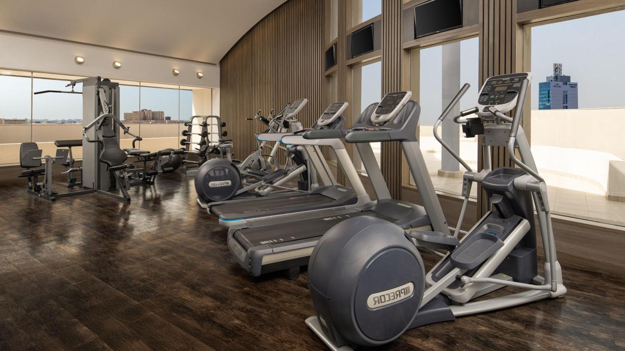 Carlton Al Moaibed Hotel Dammam Exteriér fotografie A gym at the hotel
